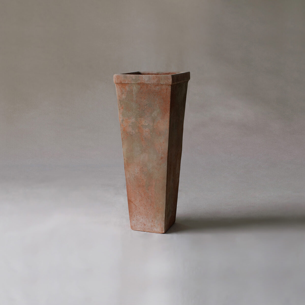 tall terracotta pot
