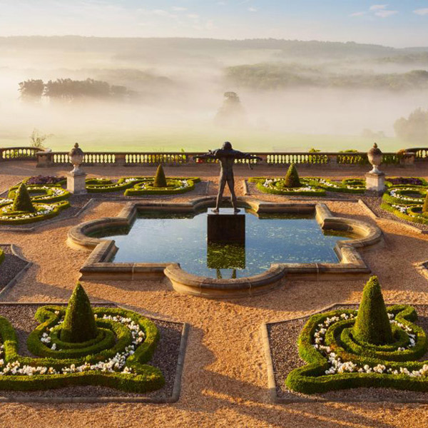 Osborne garden in winter
