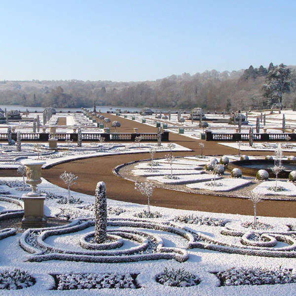 Trentham garden in winter