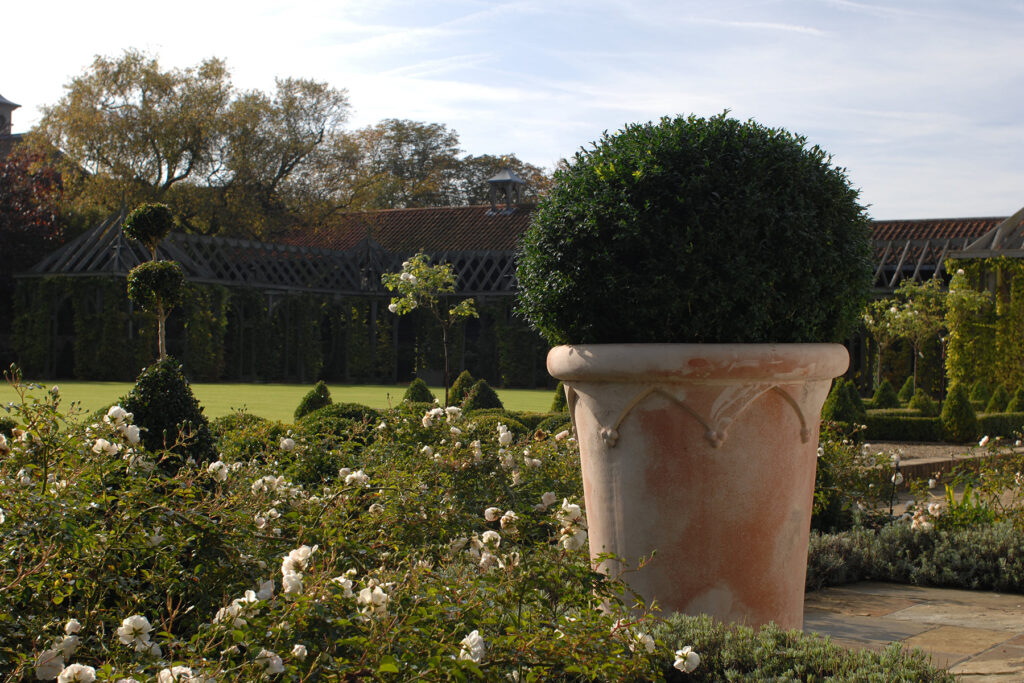 Large garden terracotta pot